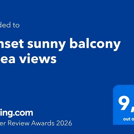 Apartamento Sunset Sunny Balcony & Sea Views *